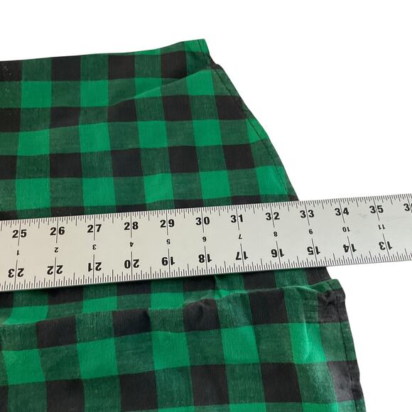 She's Cool Women's 3X Green Plaid Belted Shirt Dress Casual Day Dress Tie Waist - Picture 8 of 16